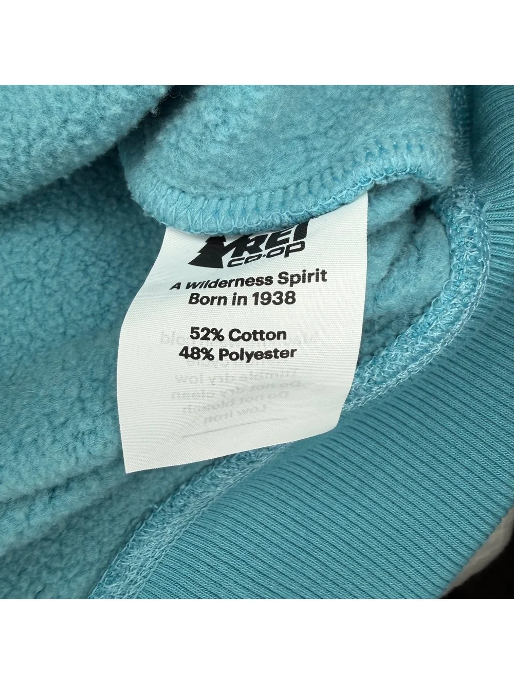 REI Co-op Long Sleeve Crewneck Sweatshirt Blue Mens XS